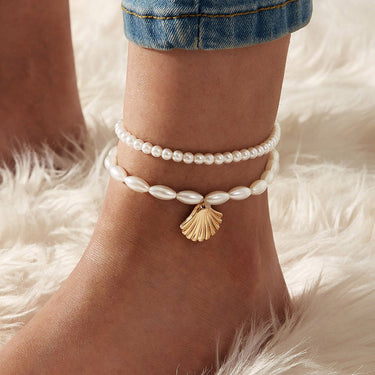 Women's Summer Anklet in 18K Gold Plated